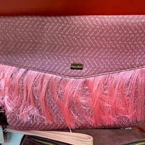 Beautiful envelope purse . Made in Mexico leather and other textiles